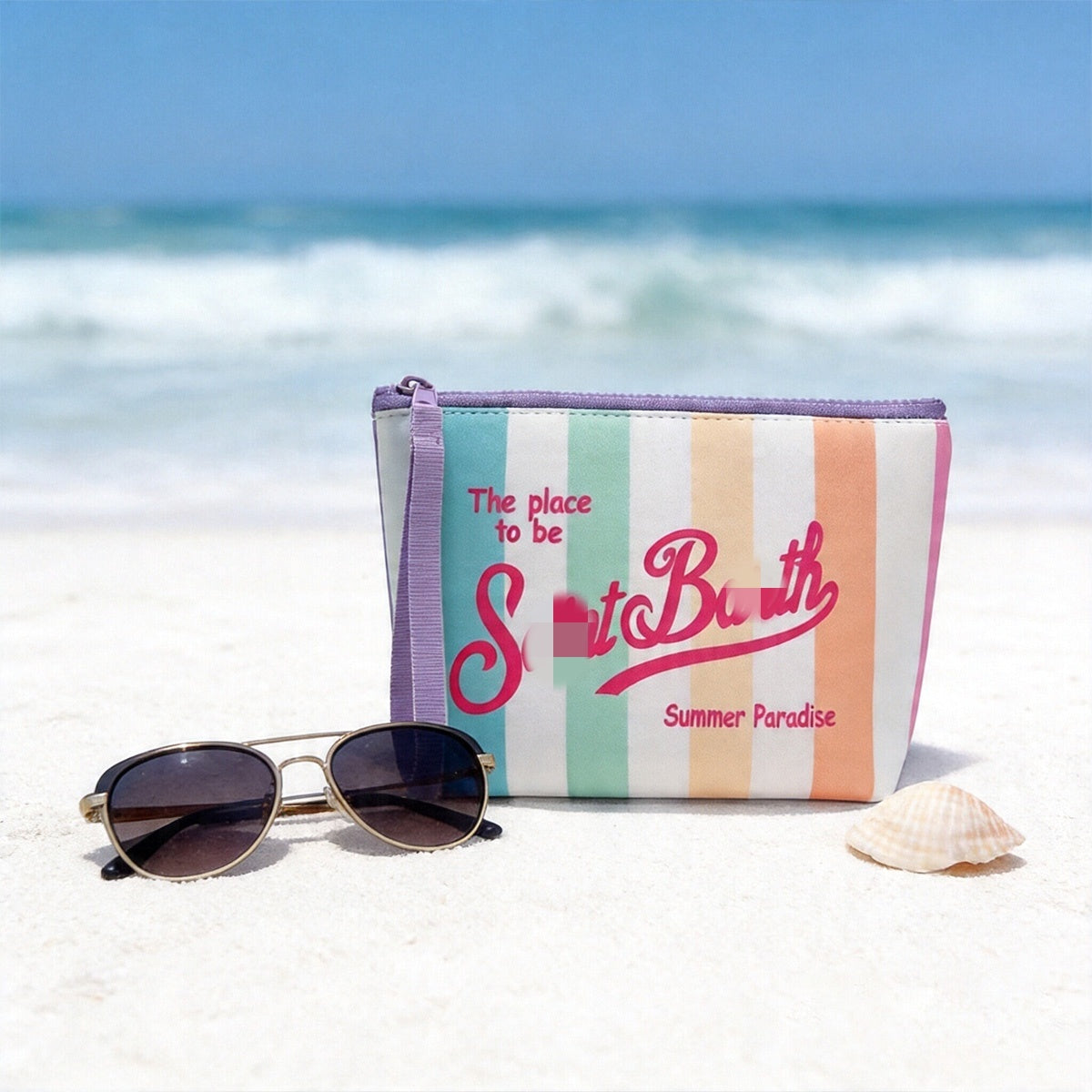 RTS Reusable and Eco-Friendly Neoprene Makeup Bag, Waterproof, for Women, Large Capacity, Women's Pouch