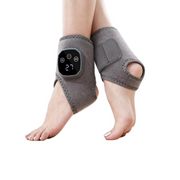 Electric heated ankle brace with air compression and vibration, for joint comfort