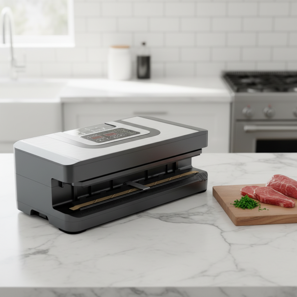 HOVER Miniature Portable Vacuum Sealer with Compact, Automatic Design