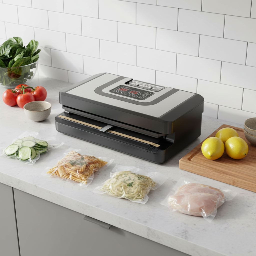 HOVER Miniature Portable Vacuum Sealer with Compact, Automatic Design