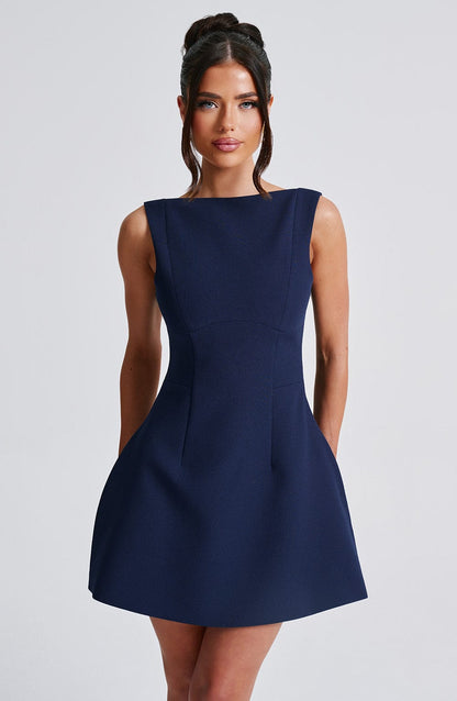 Alana Mini Dress - Navy